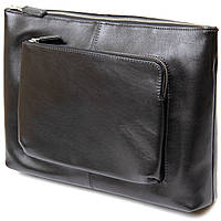 Кожаная мужская сумка для ноутбука GRANDE PELLE 11437 Черный tn