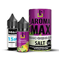 Набор для самозамеса солевой Flavorlab Aroma MAX 30 мл (Ананас-Вишня-Лайм, 0-50 мг)-LVR