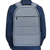 Рюкзак для ноутбука 15.6 чоловічий Grand-X RS-365, сірий, міський, легкий, тонкий, водовідштовхувальний