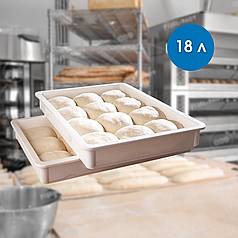 Контейнер для тесту 18л Місткості для тесту Лотки для тесту Коробки під тісто для піци Ящики для тесту