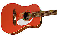 Електро-акустична гітара Fender Malibu Player Fiesta Red WN, фото 6