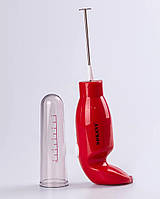 Ручний спінювач капучинатор Sokany SK-1733 мініміксер для молока піноутворювач 25 Вт Червоний