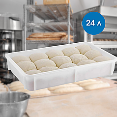 Контейнер для тесту 24л Лотки для тесту Коробки під тісто для піци Контейнери для тесту поліпропілен