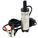 Насос 50мм для перекачування ДП 24В REWOLT, Занурювальний насос 25л/хв, Насос для відкачування дизеля з 200л бочки, фото 3