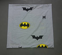 Наволочка бязь 60х60, принт: Бетмен, символ