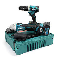 Набор инструментов Makita 2 в 1 36V болгарка 9237CB + шуруповерт DTW485