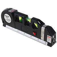 Лазерный уровень со встроенной рулеткой и линейкой Laser Level Pro 3