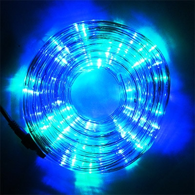 Гірлянда електрична біла, кольорова, червона 10м LED шланг 5-258 (6366)