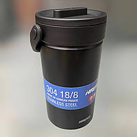 Пищевой термоконтейнер Haers HR-2300-17, Черный, пищевая нержавеющая сталь, термос