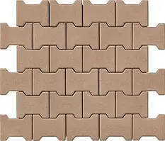 Тротуарна плитка подвійна «Т» 80 малибу