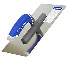 Гладилка шпатель терка Kubala 0266 з двома заокругленими кутами 270х130мм з нержавіючої сталі з двома заокругленими кутами