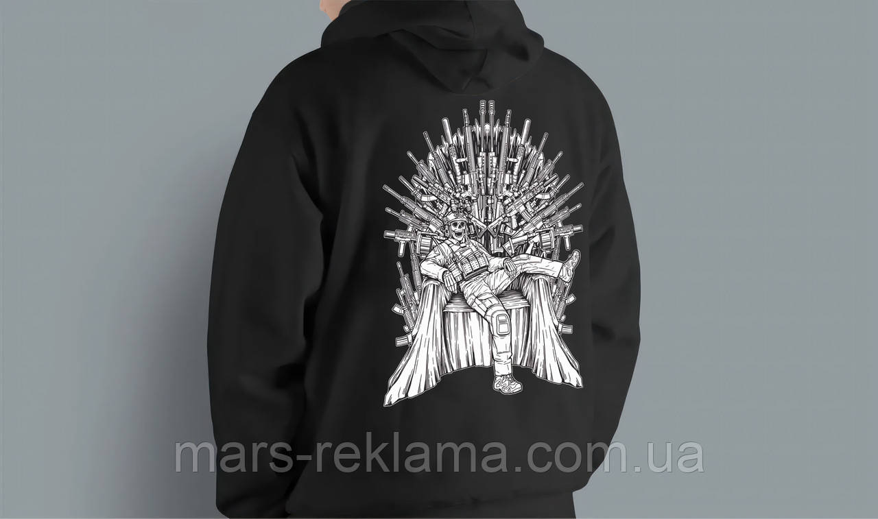 Худі з принтом Трон, фото 1