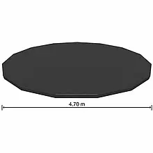 Тент для каркасного басейну Bestway 58038 (Ø 427 см)