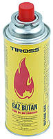 Баллон газовый "Tiross" 227г / 400ml универсальный всесезонный