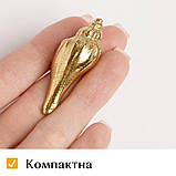 Меблева ручка для шафи, шухляди, комоду, ретро, декоративна, мушля, The Chestnut, фото 4