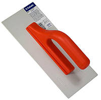 Терка гладилка 270х130мм пластмасова Kubala 0301 для нанесення декоративної штукатурки баранчик короїд товщина пластини 4 мм