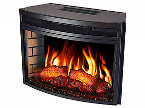 Вбудовуваний декоративний електричний камін з обігрівом для дому, дачі, квартири ArtiFlame AF25 PANORAMIC (зі звуком), фото 4