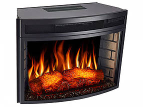 Вбудовуваний декоративний електричний камін з обігрівом для дому, дачі, квартири ArtiFlame AF25 PANORAMIC (зі звуком), фото 5