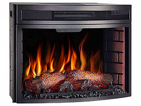 Вбудовуваний декоративний електричний камін з обігрівом для дому, дачі, квартири ArtiFlame AF25 PANORAMIC (зі звуком), фото 3