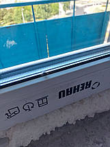 Пластиковий балконний блок /вікно 700х1350, двері 700х2050/, фото 2