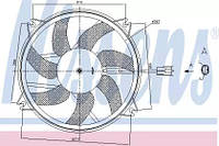Вентилятор охлаждения двигателя PR00054024 на Peugeot 308 2008-2013