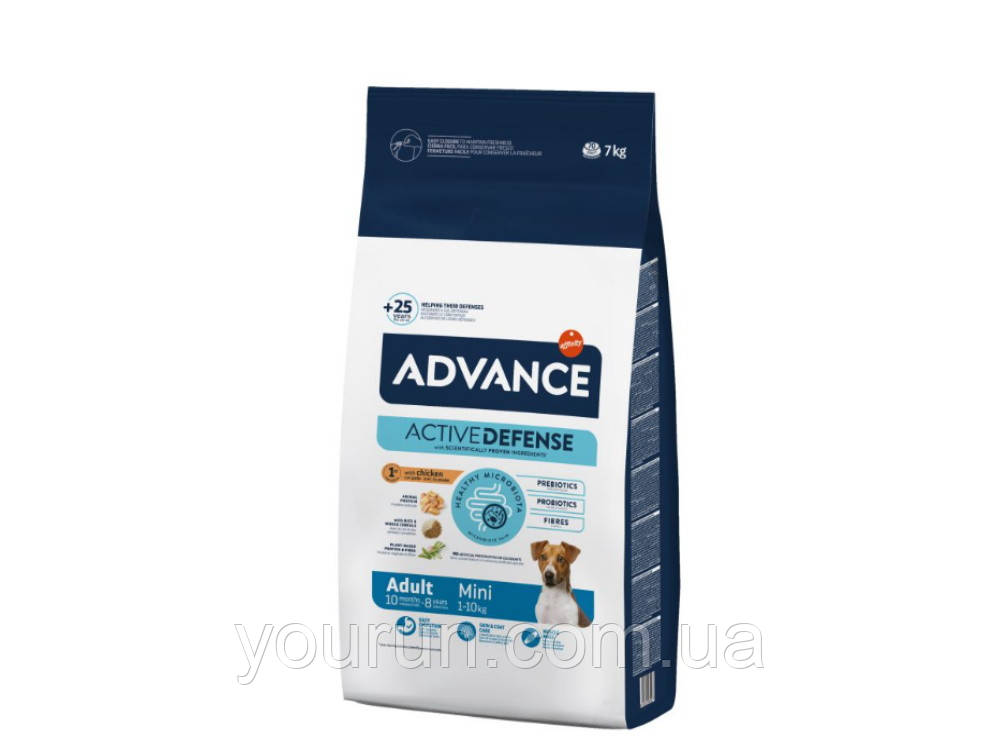 Advance (Едванс) Dog Mini Adult - Корм для дорослих собак міні порід 7 кг