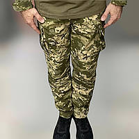 Брюки тактические, коттон (хлопок), украинский пиксель, Wolftrap, размер M, тактические штаны для военных