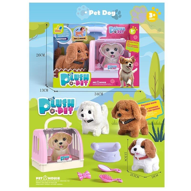 Песик 810-87 - пискання, ходить, переноска, миска, аксесуари