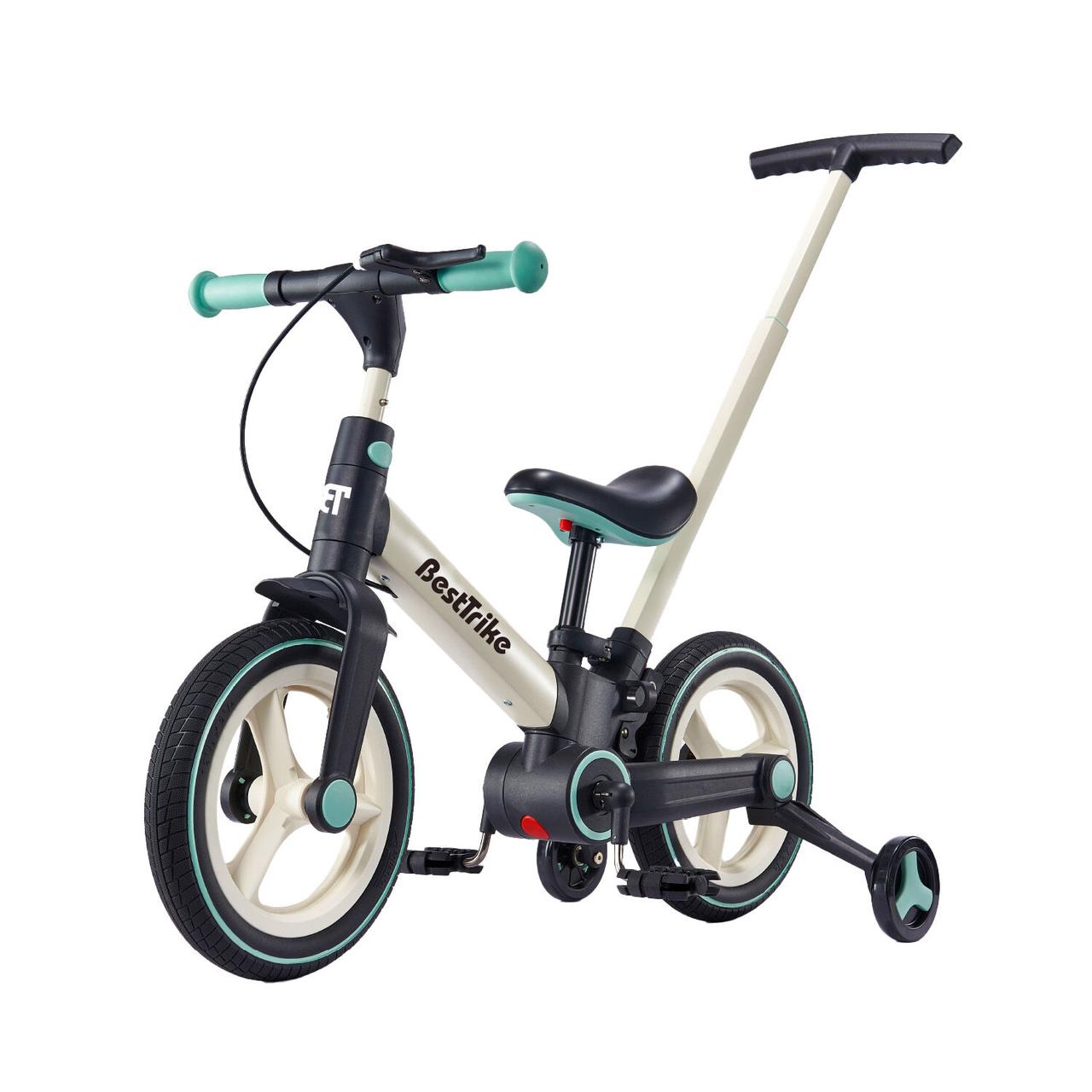 Велосипед трансформер біговел Best Trike BT-61514 батьківська ручка, бічні колеса