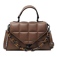 Женская кожаная сумка Weisen Daishu 0593 Brown