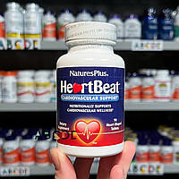 NaturesPlus HeartBeat, вітаміни для підтримки серцево-судинної системи, 90 таблеток