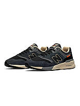 Чоловічі кросівки New Balance 997H Gray Black Sand Взуття Нью Беланс 997 сірі натуральна замша демісезон, фото 3