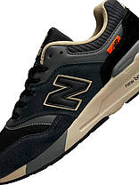 Чоловічі кросівки New Balance 997H Gray Black Sand Взуття Нью Беланс 997 сірі натуральна замша демісезон, фото 5