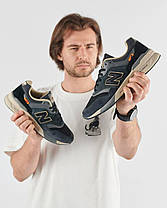 Чоловічі кросівки New Balance 997H Gray Black Sand Взуття Нью Беланс 997 сірі натуральна замша демісезон, фото 4