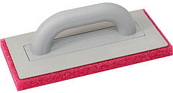Терка пластмасова 140х280мм Kubala 0312 з пористою губкою 20мм для миття швів плитки після затирання