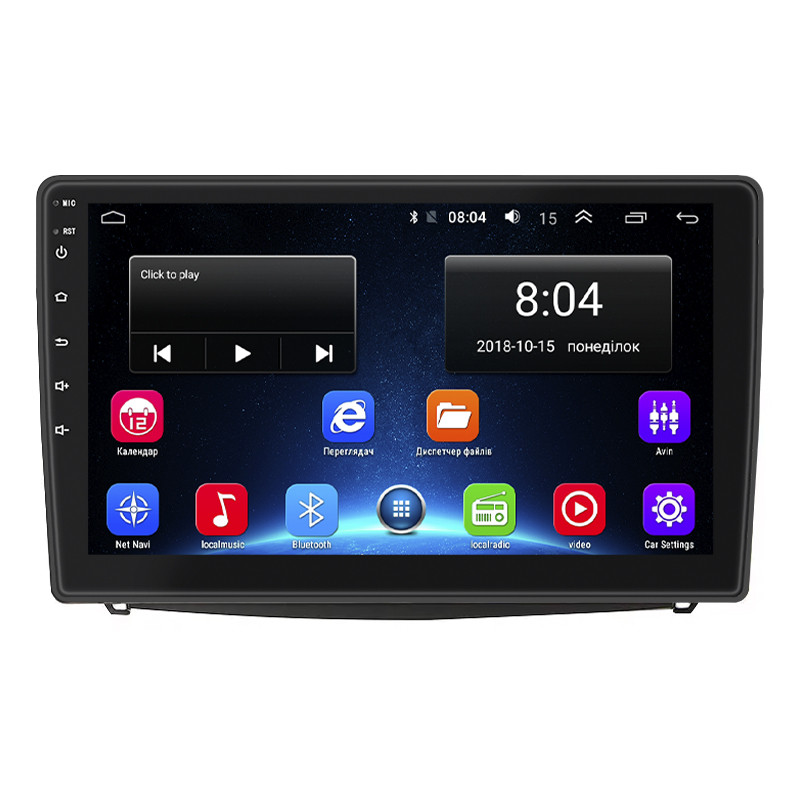 Штатна магнітола Lesko для Fiat 500L I 2012-2017 екран 10" 2/32Gb Wi-Fi GPS Base