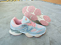 Женские кроссовки New Balance 9060 grey/pink, серо-розовые кроссовки Нью беланс 9060 36 (22,5 см)