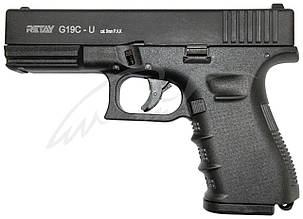 Пістолет стартовий Retay G 19C 14-зарядний кал. 9 мм. Колір - black.