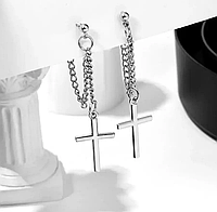 Модные сережки крестики в стиле Харадзюку, серьги кресты, b2