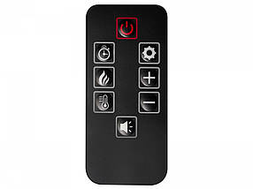 Вбудовуваний електричний камін обігрівач з пультом, електрокамін для дому ArtiFlame AF28S, фото 5