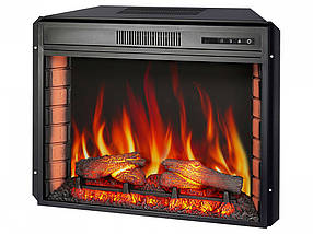 Вбудовуваний електричний камін обігрівач з пультом, електрокамін для дому ArtiFlame AF28S, фото 3