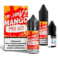 Набор для самозамеса солевой Flavorlab M-Jam V2 30 мл, 0-50 мг Mango (Манго)-LVR