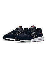Чоловічі кросівки New Balance 997H Navy White Взуття Нью Беланс 997 сині натуральна замша демісезон, фото 3