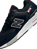 Чоловічі кросівки New Balance 997H Navy White Взуття Нью Беланс 997 сині натуральна замша демісезон, фото 5
