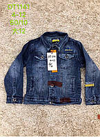 Джинсовые куртки для девочек оптом, S&D, 4-12 рр. арт. DT1141
