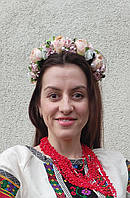 Розкішний віночок "Травневі троянди"