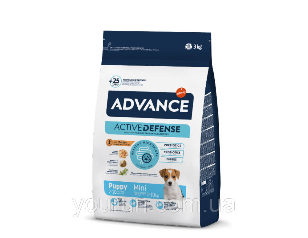 Advance (Едванс) Dog Mini Puppy - Корм для цуценят міні порід 3 кг