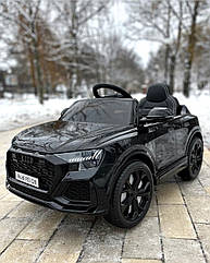 Дитячий електромобіль джип Audi RSQ8 чорний