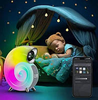 Портативная колонка ночник часы 5W RGB Snail Conch Music Lamp таймер Bluetooth G-Smart G70