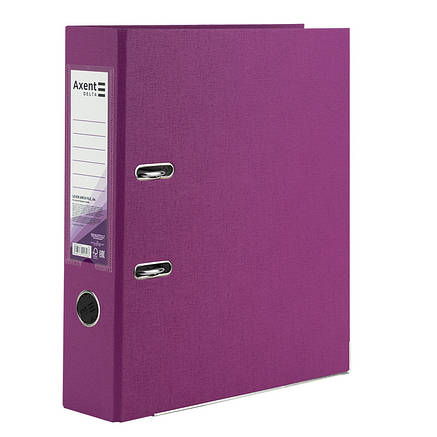 Папка-реєстратор одностор. PP 7,5 cм, зібрана, бузкова, фото 1